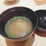 鮨 由う - お味噌汁