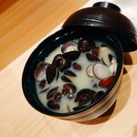 まんてん鮨 - シジミ汁