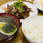 華風料理一芳亭 - 中華スープはかなり塩分高め（笑）