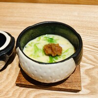 築地青空三代目 丸の内 - 白魚の茶碗蒸し