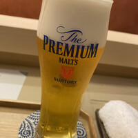 鮨 香坂 - 生ビール