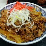 Yoshinoya - 紅しょうがを添えて