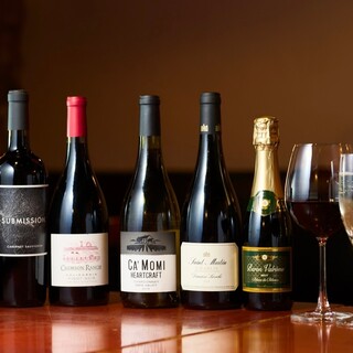 Wines carefully selected by sommeliers are excellent value for money