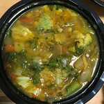 プリンスフードコーナー - 野菜カレー:日本の野菜でもちゃんとバングラの味になっていることにだいぶカンドー