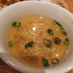 餃子のあかり - スープ