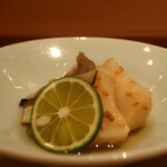 鮨 しみづ - 熟成タイラガイアップ