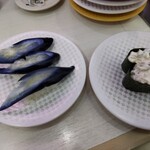 魚べい - ナス浅漬け・シーフードサラダ