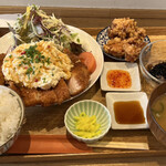 キッチン ほりぐち - チキン南蛮 唐揚げ2個(オプション) ご飯大盛り