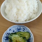 江ちゃんラーメン - ご飯は柔め好きにはたまんないっすよお(^q^)