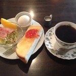 明保野珈琲店 - モーニングなう