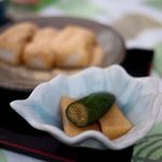 Kakinokizakano Ie - お餅カフェ　柿の木坂の家　お茶うけの漬物