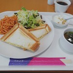 プチホテル高知 - ホットサンドワンプレート600円税込