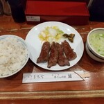 牛たん料理 閣 - 牛たん焼定食A(´▽｀)御飯L