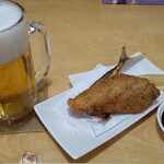 ふくえもん - アジフライで昼飲み