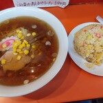 宝龍 - 半チャーハン･ラーメンセット(780円)