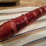 炭焼創作酒場 武八 - あらびきロングウインナー☆