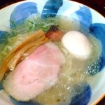 さんくるげ - たまご塩らぁ麺＋南高梅！
