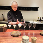 きう - ◎今日はワイン会を兼ねて。