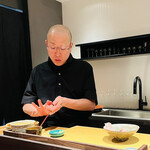 きう - ◎久田さんの寿司のシャリはバルサミコ酢を使っている。