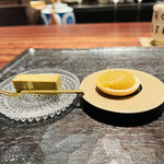 きう - ★ 焼き芋甘太くん のプティ･フール
      ★ピスタチオのチーズケーキ