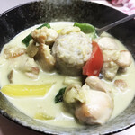 がばちょ - グリーンカレー米（630円）