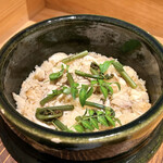 日本料理こまつ - 木の芽ご飯