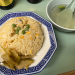 みんみん - みんみん(あさりチャーハン、スープ)