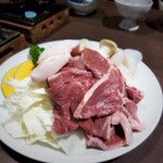 メイン料理のジンギスカン♪