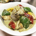 がばちょ - グリーンカレー米（630円）