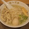 麺匠 八雲 - もつラーメン（塩） + 味付煮卵