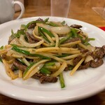 南海飯店 - 牛肉とピーマンの細切炒め