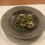 Itaria Ryourikampanyo-Ra - レンズ豆とイカの煮込み