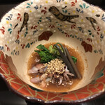 日本料理 珀也 - ランチコース（税サ込み７２６０円）の先付け