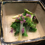 日本料理 珀也 - 旬の野菜のお浸し