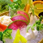 Tori yoshi - 和野菜のバーニャカウダソース
