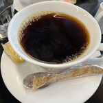 Yanesenazukafe - コーヒー。酸味の程度は好み。お茶請け一点。