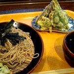 手打ちうどん磴 - 天ざるそば
