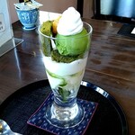 社彩庵・ひらしお - 料理写真:抹茶シフォンパフェ