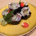 Shungyo Sushi No Mise Ara Hama - 鯵のおつまみ〜♪美味しい〜!