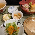 旬魚・鮨の店 あら浜 - 鉄火三昧御膳♪