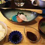 うみからそらへ - こちらが 定食のセット