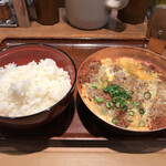 祭太鼓 - 特ロースかつ丼シングル¥730+ご飯大盛り¥20