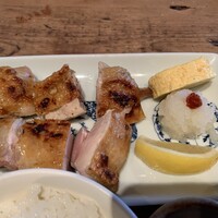 京都石塀小路豆ちゃ 日本橋 - 鶏肉の柚子胡椒焼き