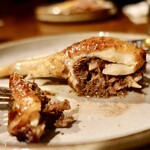 レストランユニック - ブーダンノワールを詰めた鶏手羽先のフリットハーフ1,100円