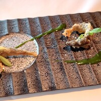 リストランテ･ヒロ チェントロ 丸ビル店 - アミューズ 稚鮎のフリット