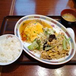 大阪王将 - ムーシーロー定食（990円）