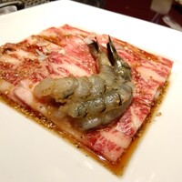 叙々苑  横浜スカイビル店 - 焼肉ランチ。エビ付きが嬉しい