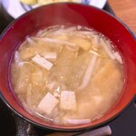 さくら本店 - (ﾗﾝﾁ)さくら定食 具だくさん味噌汁　2022.3.29