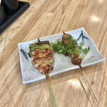 Sumiyaki Anaba - ねぎま、ハラミ