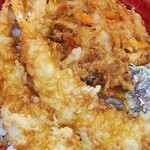 福てんかつ - 大海老天どん☆  ご飯大盛